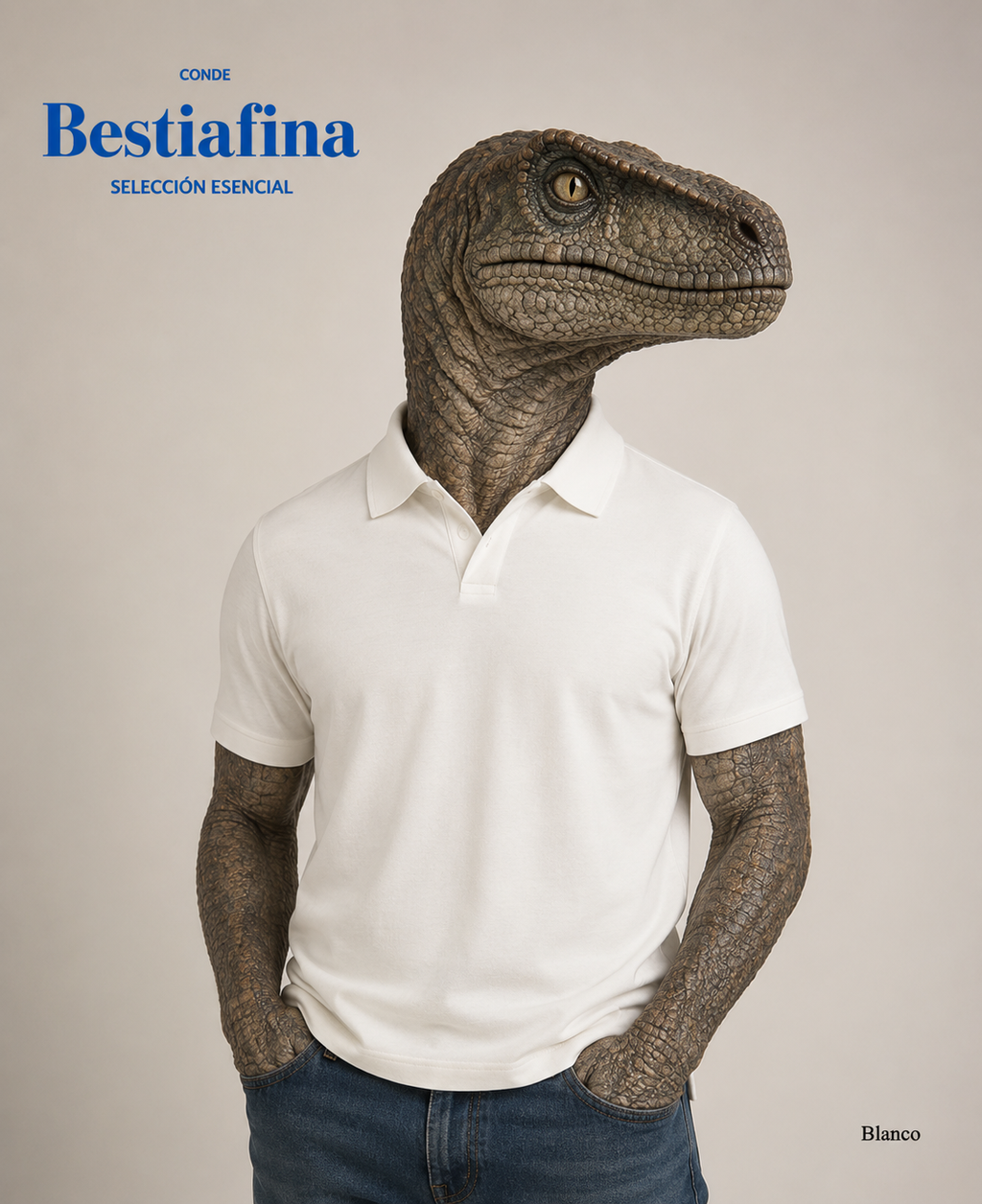 Polo Jersey Esencial Blanca